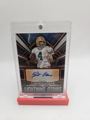 2023 Panini Obsidian - Lightning Strike Signatures Brett Favre 16  /49 - Image 1 of 2