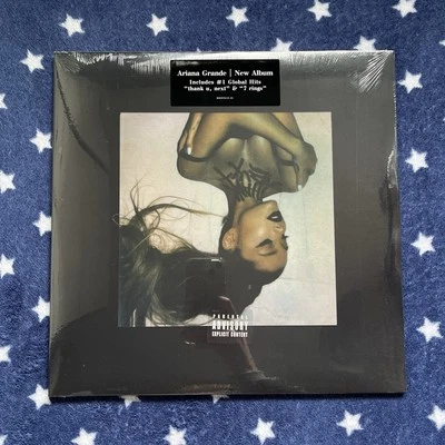 ‘Thank u, Next’ - Ariana Grande Pink and White Split Vinyl (SEALED, NEW & RARE) - Image 1 of 3