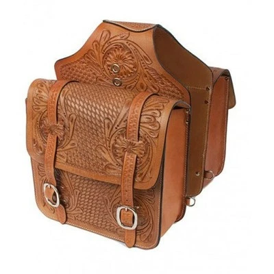 Sac de randonnée traditionnel | sac de selle Western | sac de selle en cuir p... - Photo 1/2