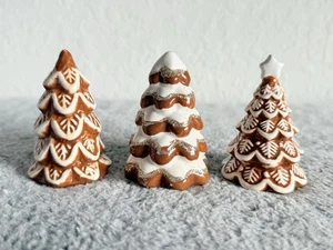 Target Bullseye’s Christmas MINI 3” Gingerbread Ceramic Tree Set of 3 2025 - Picture 1 of 1