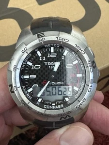 Tissot T-Touch Expert Men Titanium Case Quartz Analog Digital 43mm Watch - Picture 1 of 6