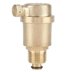 Brass Exhaust Valve DN15 Air Vent Valve Portable Side Row Type Water Heater - Zdjęcie 1 z 10