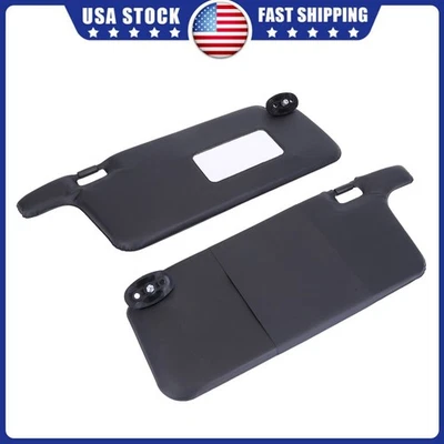 2 PIEZAS PARASOL INTERIOR PAR LHD NEGRO PARA HONDA CIVIC 1996 1997 1998-2001 NUEVO Foto 1 de 4