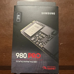 Samsung 2TB 980 Pro PCIe4.0 NVMe M.2 SSD 7000 MB/s Unopened Brand New - Afbeelding 1 van 2