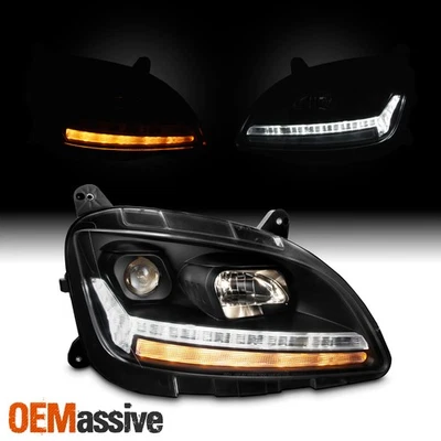Faros proyectores para 11-19 Peterbilt 579 589 Clase 8 con secuencia DRL derecha Foto 1 de 4