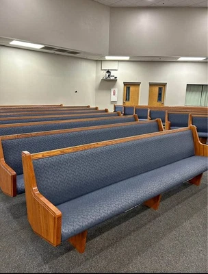 11' Church Pews - Image 1 of 4