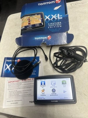 TomTom 540-TM XXL 5" Widescreen GPS Lifetime Traffic & Maps US Canada & Mexico - Image 1 of 4