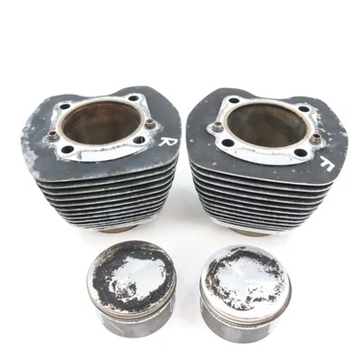 99-06 Harley Davidson Dyna Wide Glide Engine Cylinder Jugs Jug Motor Piston D57 - Image 1 of 4