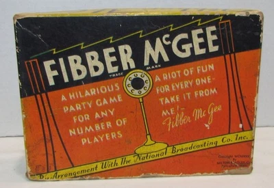 1936 Milton Bradley Fibber McGee Game, Fibber McGee & Molly - Image 1 of 4