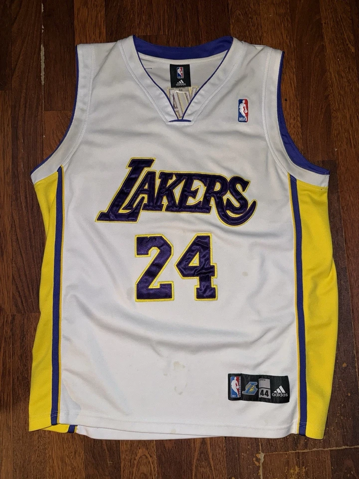 Camiseta deportiva para hombre Kobe Bryant Adidas Swingman #24 Lakers réplica cosida mediana Foto 1 de 3