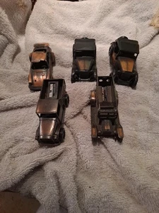 5 Vntg Die Cast Metal Pencil Sharpeners ANTIQUE CARS-TRUCKS-PORSCHE - Picture 1 of 16