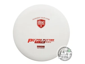 Gebrauchter DiscMania D-Line Flex 2 P2 173g weiß rot Folie Putter Golf Disc - Bild 1 von 2