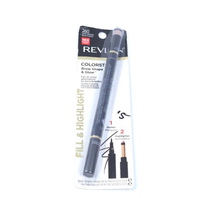 Revlon Colorstay Shape & Glow Eye Brow Marker and Highlighter, 260 Dark Brown - Image 1 of 4