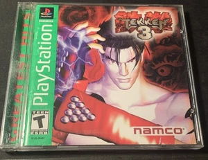 Tekken 3 (Sony PlayStation, 1998) PS1 CIB Tested Greatest Hits W/Reg Card - Picture 1 of 9