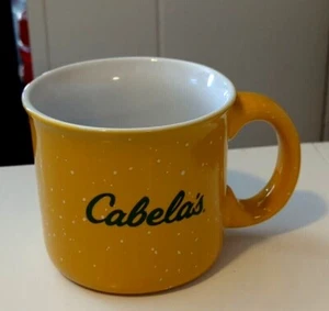 16 Oz (473 ml) Cabela's Yellow & White Spotted Coffee Mug 2019 - Picture 1 of 7