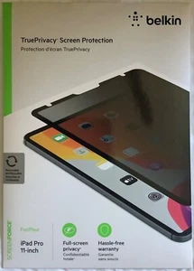 Belkin Removable Privacy Screen Protector for Apple Ipad 10.2” Sealed New - Picture 1 of 2