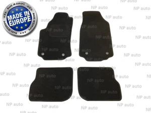 NEW LHD CAR FLOOR MATS FOR AUDI A6 C4 1994-1997 VELOUR CARPET LINERS RUGS BLACK - Picture 1 of 7