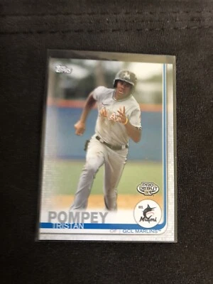 2019 Topps Pro Debut Base #174 Tristan Pompey - GCL Marlins - Image 1 of 2