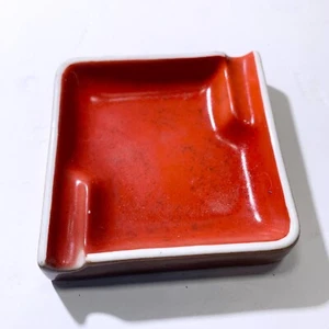 Ginori Ashtray Red Ceramic Rare Italy 83 10 Richard Magazzini Make Offer - Picture 1 of 11
