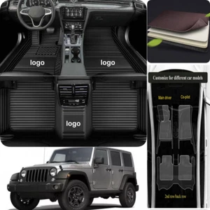 For Jeep Wrangler 1997-2025 Car Floor Mats Custom Waterproof Auto Carpets Luxury - Picture 1 of 20
