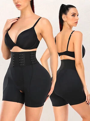 Bragas acolchadas potenciadoras de cadera Prendas moldeadoras Pantalones cortos BBL Almohadillas para glúteos Ropa interior para mujeres Foto 1 de 4