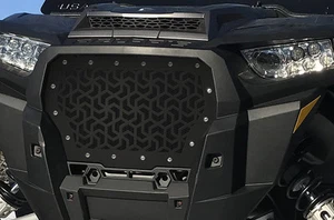 Custom Steel Aftermarket Grille for 17-18 Polaris RZR Turbo 1000 XP Grill BLACK - Picture 1 of 5