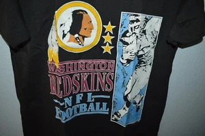 WASHINGTON REDSKINS BANNED 80s Deadstock Vintage T-Shirt Fits Mens Medium Logo 7 - Bild 1 von 3