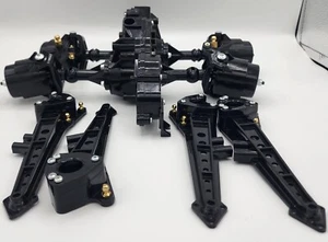 Tamiya Clodbuster axles. 2 axles fully ball braced with ladder bars. Pro built - Picture 1 of 6