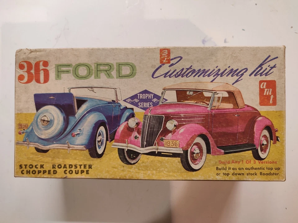 AMT - 36 Ford Stock Roadster Chopped Coupe 3 in 1 - Imagen 1 de 4