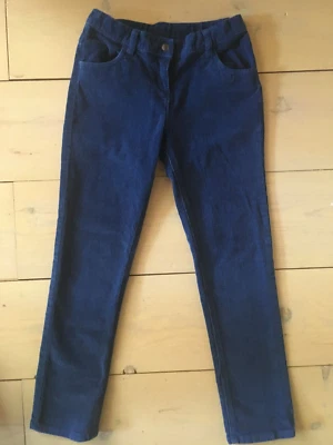 Calça de veludo azul marinho Hanna Andersson para meninas tamanho 140 (EUA 10) - Imagem 1 de 4