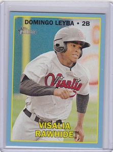 DOMINGO LEYBA 2016 TOPPS HERITAGE MINOR LEAGUE BLUE CARD #72 68/99 DIAMONDBACKS - Picture 1 of 1