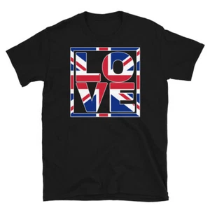 Camisa con bandera del Reino Unido bandera camisa Union Jack manga corta unisex - Imagen 1 de 4