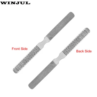 WINJUL FOUR SIDED Pedicure Foot File Nail Rasp Chiropody Hard Dry Skin Remover NEW - UK
