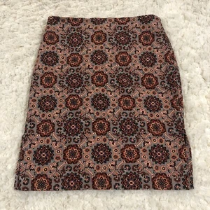 Gonna floreale vittoriana loft spacco laterale multicolore taglia 8P donna - Foto 1 di 9