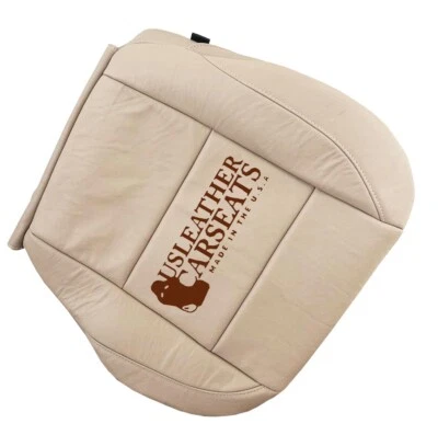 2008 to 2013 For Nissan Armada Titan Front Driver Bottom Leather Seat Cover Tan - Image 1 of 4