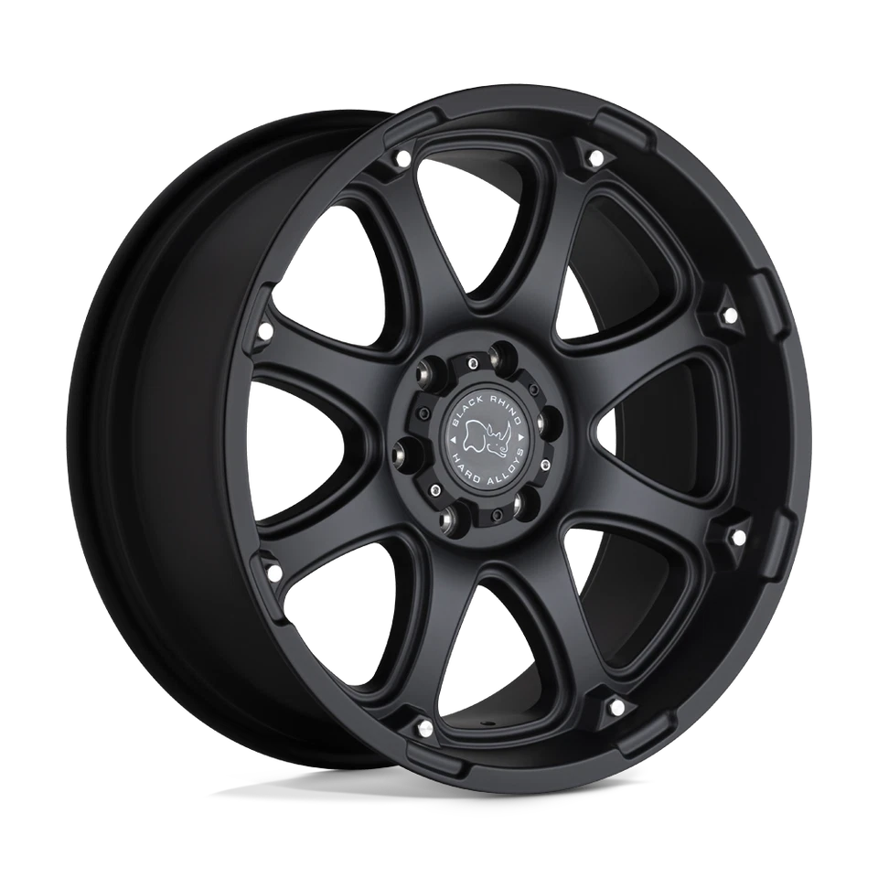 20x9 Black Rhino Glamis Matte Black Wheel 6x5.5 (12mm) - Image 1 of 4