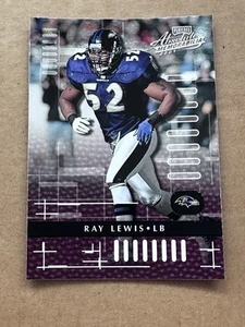 2001 Playoff Absolute Memorabilia Ray Lewis #8 - Picture 1 of 2