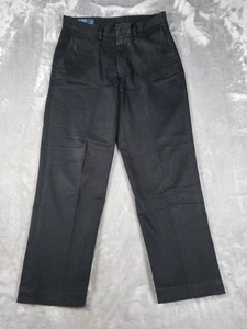 Polo Ralph Lauren Chino Pants Mens Size 31 x 30 Black Green Dress Casual - Picture 1 of 12
