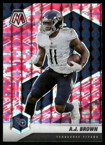Panini Mosaic Prizm 2021 camuflaje rosa B A.J. Brown Tennessee Titans #195 - Imagen 1 de 2