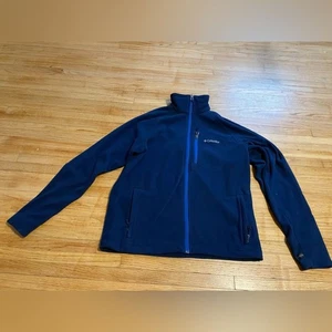 Columbia Interchange Men's S Navy Fleece Full Zip Jacket - Picture 1 of 11