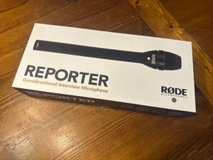 Rode Reporter omnidirektionales dynamisches Interviewmikrofon - Schwarz Komplettbox - Bild 1 von 7