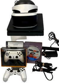 Sony Playstation 4 Slim 500GB console Bundle w/ VR headset and more - Tested