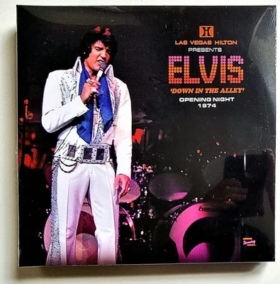 Elvis Presley MRS 2LP Black Down In The Alley, Opening Night 1974 Still Sealed  - Bild 1 von 2