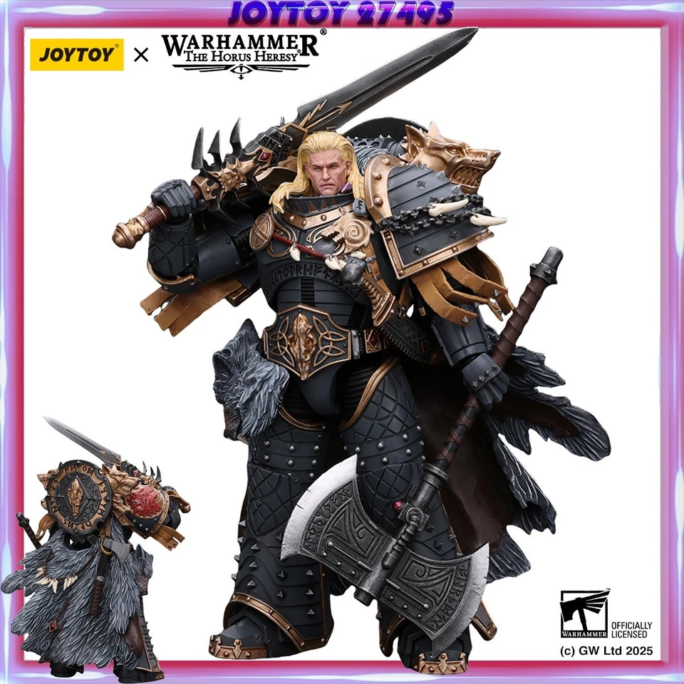 JOYTOY Warhammer 40K 1/18 Lobos Espaciales Leman Russ Primarca de la VI Legión Foto 1 de 4