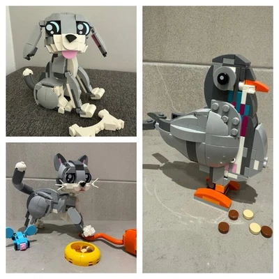 LEGO Creator 31163 3-in-1 Playful Cat/Dog/Pigeon Set for Ages 8+ - Image 1 of 4