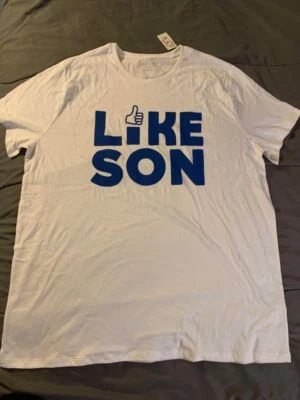 Camiseta Place LIKE SON Blanca Para Hombre Talla XL ¡NUEVA! ¡RÁPIDO! Like Father nuevo con etiquetas  Foto 1 de 2