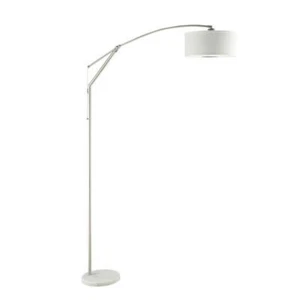 Coaster Contemporary Metal Adjustable Arched Metal Floor Lamp in Chrome - Picture 1 of 1