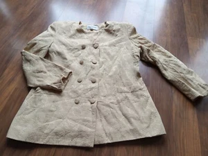 Executive Collection Beige Suit Jacket, Size 14M, Woman's - Picture 1 of 9