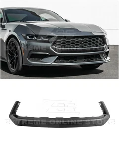 For 24-Up Ford Mustang Ecoboost Dry Carbon Fiber Upper Grille Frame Trim Cover - Picture 1 of 24