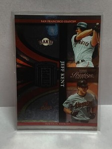 2005 Playoff Prestige Changing Stripes Foil #18 Jeff Kent Giants-Astros #d/100